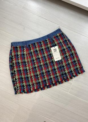 Твидовая юбка юбка