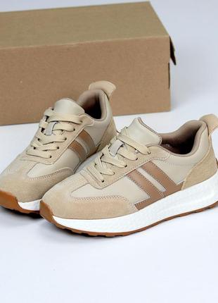 Женские кроссовки натуральная замша