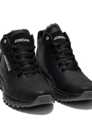 Шкіряні зимові черевики jordan