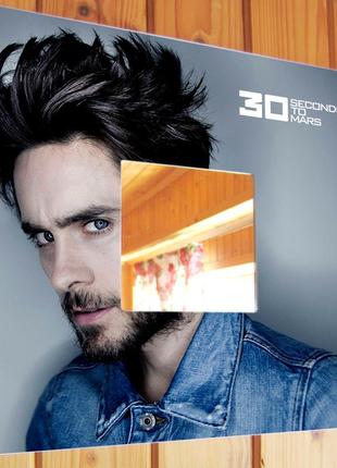 Декоративне дзеркало «гурт 30 seconds to mars» подарунок для фанатів рок-музики, музикантів, прикрас