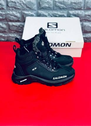 Мужские зимние термо ботинки salomon