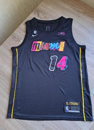 Баскетбольна майка miami heat, nike