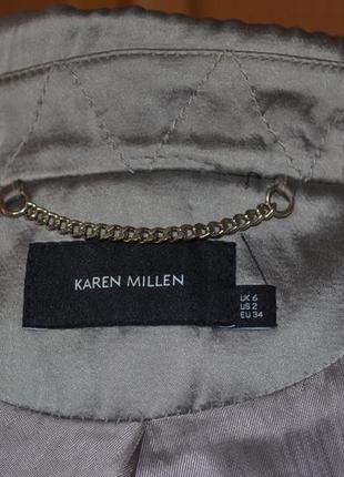 Серое пальто karen millen8 фото
