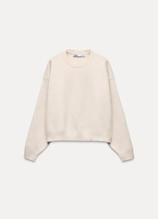 Базовый трикотажный джемпер zara