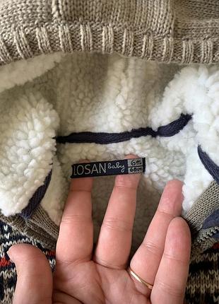 Дуже тепла дитяча кофта на 6 міс 7