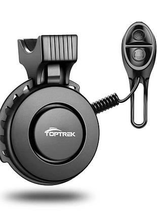 Велосипедний дзвінок toptrek | електричний велосипедний дзвінок usb перезаряджається 100 дб