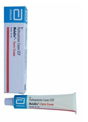 Гідрохінон 4%. abbott hydroquinone cream usp melalite forte. пігментний крем для обличчя вибілювальн