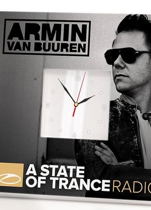 Часы "armin van buuren" для фанатов электронной и техно музыки, музыкантов, декор в бар, клуб, студи