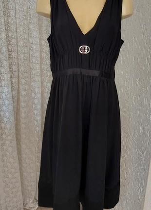 Платье чёрное легкое h&m р.50 1962а2 фото