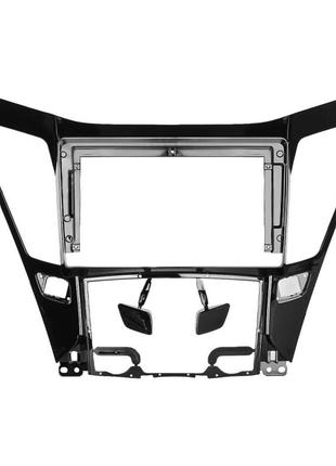 Переходная рамка 9" lesko для hyundai sonata 2010г. black (hy 107n) kro-89