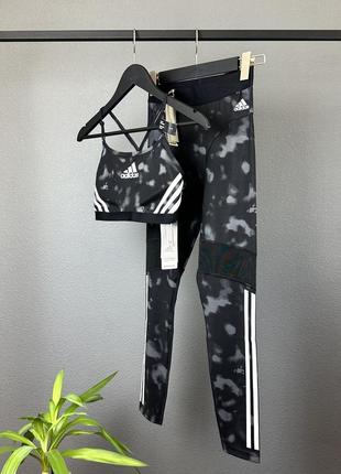 Жіночий комплект топ + легінси adidas оригінал.