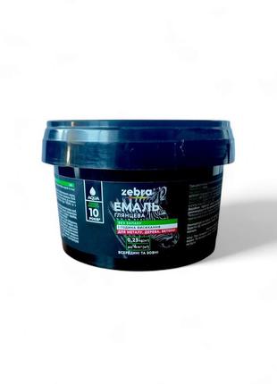 Акрилова емаль 0.25кг zebra 16 світло-сіра
