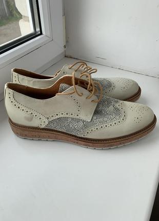 Туфли оксфорды броги