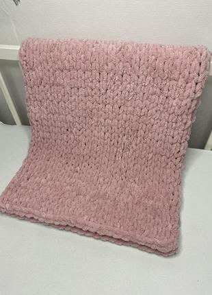 Плед. плед вʼязаний