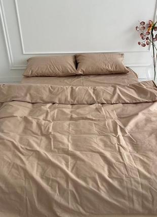 👍👍💜 постельный цвет капучино бязь голд
