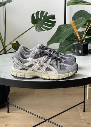 Осенние кроссовки asics gel-kahana 8 gore-tex'silver dark grey'