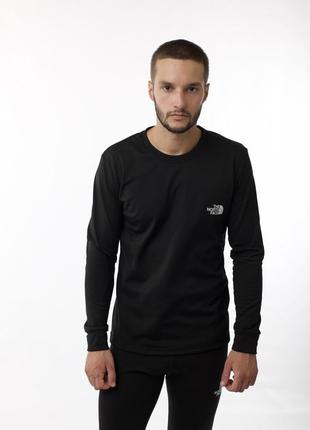 Термобелье мужское зимнее the north face черный теплый комплект кофта и штаны на флисе на зиму с начесом6 фото