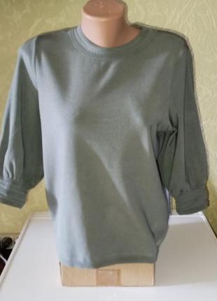 Серо зелёная кофточка h&m, размер m