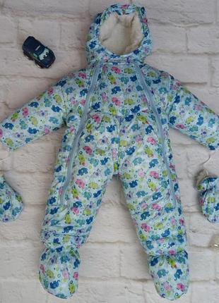 Зимовий комбінезон-трансформер для хлопчика