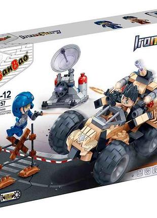 Конструктор "армія" (242 елм.) позашляховик / banbao