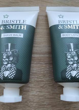 Bristle & smith бальзам для бритья, лосьон для тела