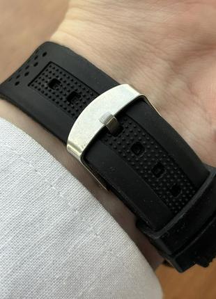 Мужские часы на силиконовые ремешки carrera черного цвета