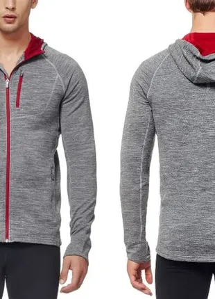 Термокофта icebreaker men's quantum ls zip hood
