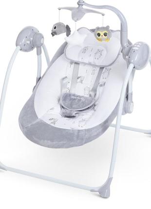 Кресло-качалка el camino me 1075 teddy gray animals