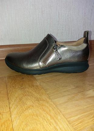 Туфли, полуботинки clarks 37р. кожа.