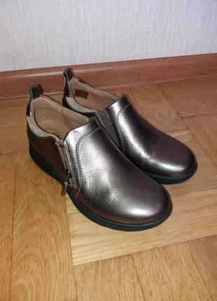 Туфлі, напівчеревики clarks 37р. шкіра.