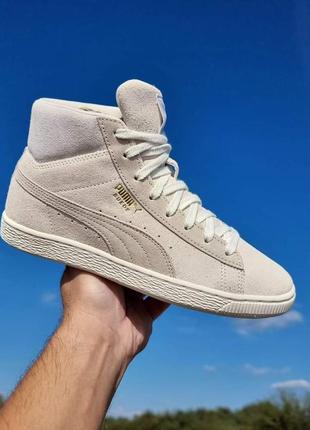 Высокие кроссовки ess puma suede mid xxi