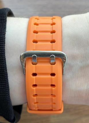 Мужские спортивные часы casio g-shock с оранжевым ремешком