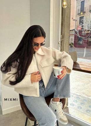 Бомбер куртка шерсть