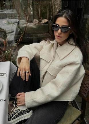 Бомбер куртка шерсть