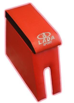 Підлокітник ваз 2101 - 2105 - 2106 - 2107 з вишивкою червоний