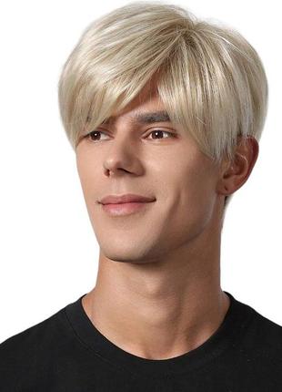 Парик мужской короткий блонд, термоволокно dc1002-3 m3 фото