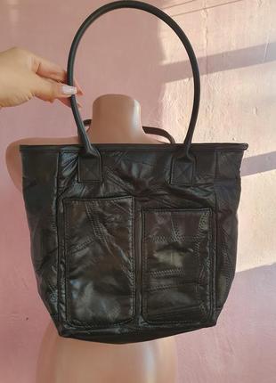 Чорна сумка торба