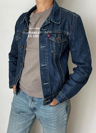 Levi's оригинальная женская классическая джинсовая куртка джинсовка