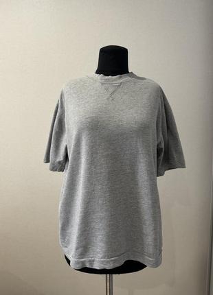H&m базовая серая футболка