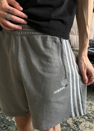 Сірі шорти adidas