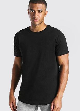 Мужская длинная футболка&nbsp; boohoo