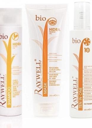 Крем-термозащита для волос 10 в 1 raywell bio ten in one 200ml