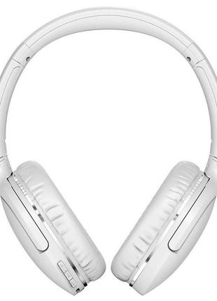 Накладні бездротові навушники baseus encok wireless headphone d02 pro (ngtd01030) white