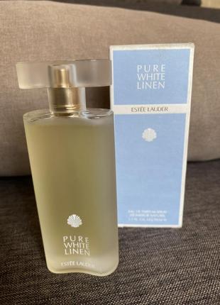 Estee lauder pure white linen парфюмированная вода 50 мл, оригинал