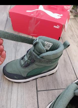Теплі високі чобітки puma 4