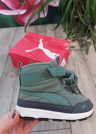 Теплі високі чобітки puma