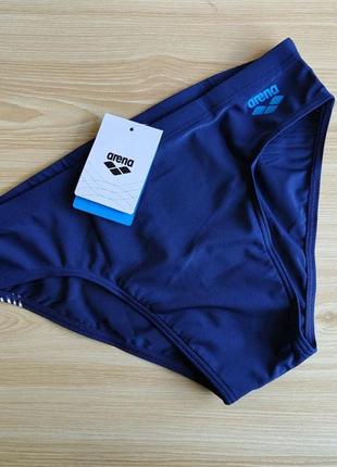 Мужские плавки брифы arena bicolour brief nave-turquoise