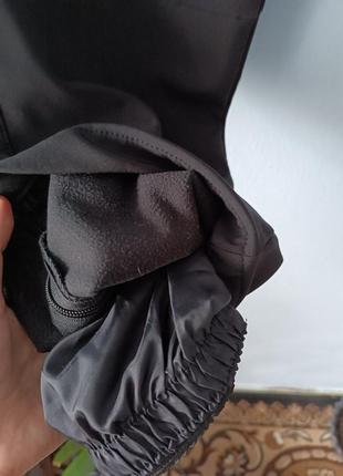 Гірськолижні спортивні штани чорні на флісі stubai 19