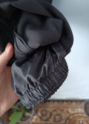 Гірськолижні спортивні штани чорні на флісі stubai 19