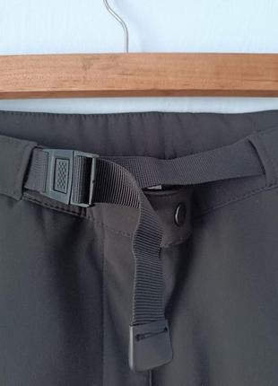 Гірськолижні спортивні штани чорні на флісі stubai 19